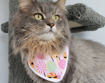 Dog Bandana • Pet neckwear • Cat bandana • velcro pet bandana • New puppy gift • Dog mom Gift