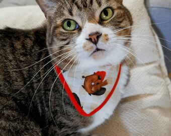 Dog Bandana • Pet neckwear • Cat bandana • velcro pet bandana • New puppy gift • Dog mom Gift