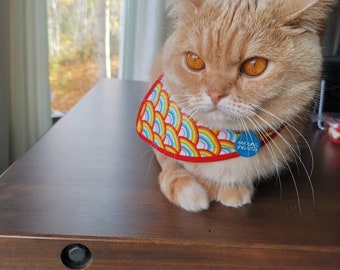 Dog Bandana • Pet neckwear • Cat bandana • velcro pet bandana • New puppy gift • Dog mom Gift