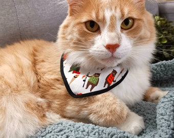 Dog Bandana • Pet neckwear • Cat bandana • velcro pet bandana • New puppy gift • Dog mom Gift