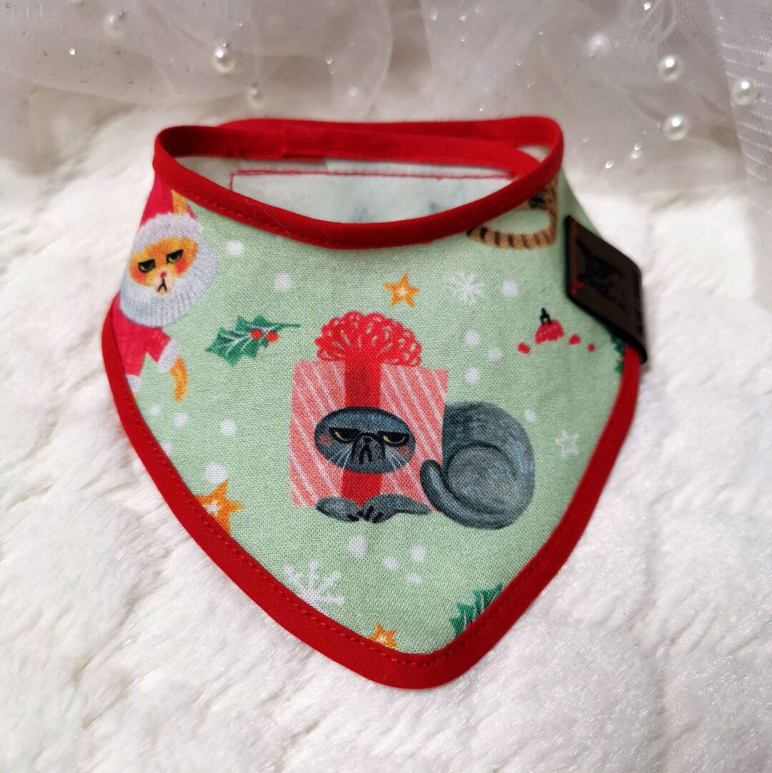 Dog Bandana Pet Neckwear Cat Bandana Velcro Pet Bandana Etsy