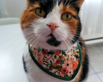 Dog Bandana • Pet neckwear • Cat bandana • velcro pet bandana • New puppy gift • Dog mom Gift