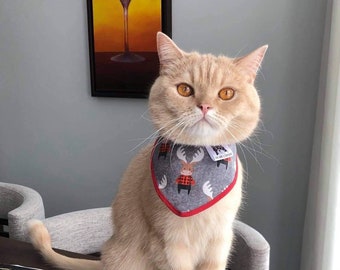 Dog Bandana • Pet neckwear • Cat bandana • velcro pet bandana • New puppy gift • Dog mom Gift