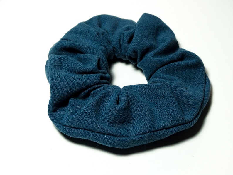 Baby Blue Hair Ties /& Elastics Perfect for a gift Hair Accessories Hair Tie Linen Scrunchies Linen Scrunchies