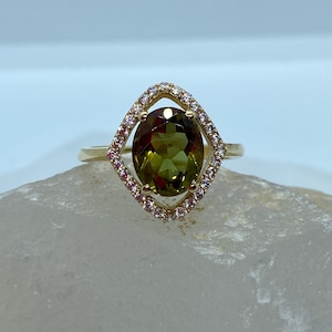 Diaspore Ring, 14k Gold Ring, Edelstein Ring, Mutter Ring, Statement Ring, Gold Ring für Frauen, Sultanit Ring, Veränderung Farbe Ring, Mutter Geschenk