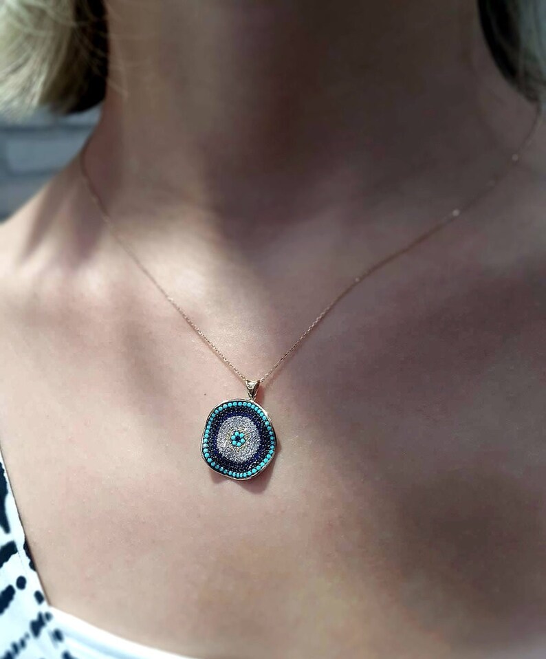 Dainty Evil Eye Gift For Wife Evil Eye Gold Gold Evil Eye Evil Eye Jewelry Evil Eye Necklace Evil Eye Jewelry For Women