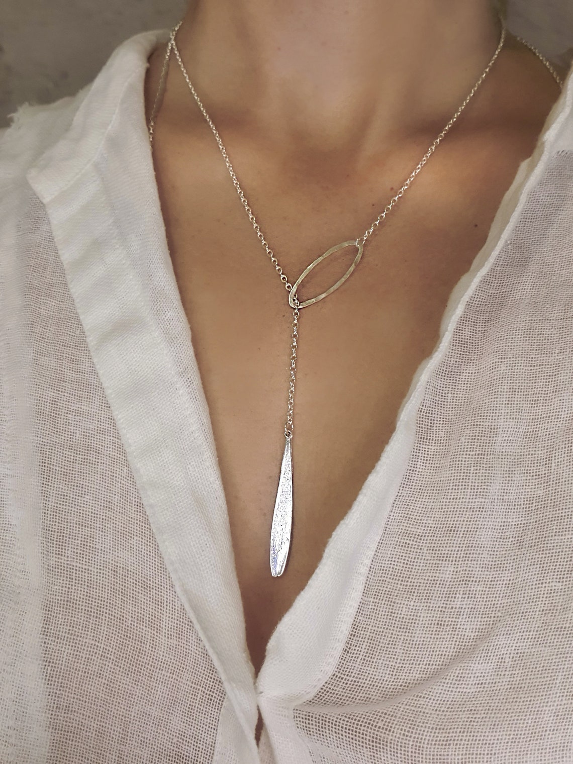 Lariat drop necklace Clearance