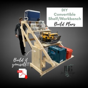 6' Heavy Duty Natural Wood Garage Workbench 2 Shelf Basement Storage Work  Table