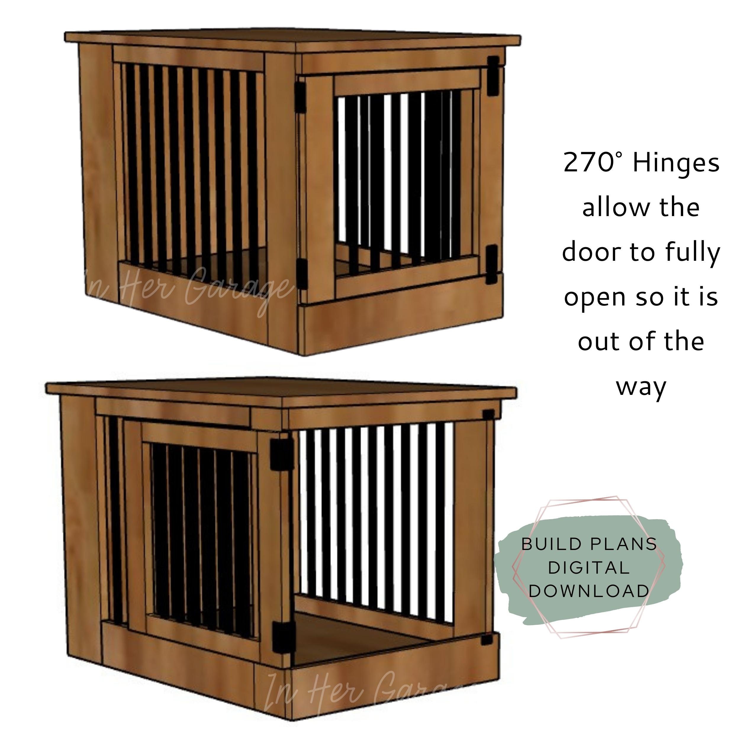 Dog Crate Furniture Plans Wood Dog Kennel Furniture Single Dog Crate