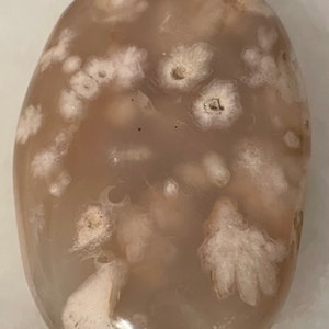 Large flower agate palm stone