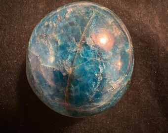 Blue Apatite palm stone