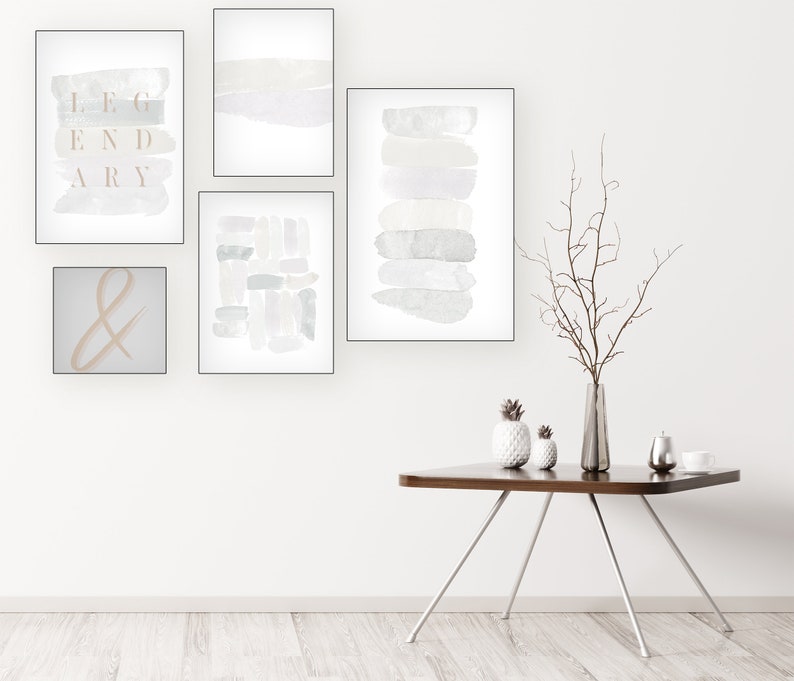 Printable Wall Art Grey Bedroom Wall Art Neutral Wall Art Etsy