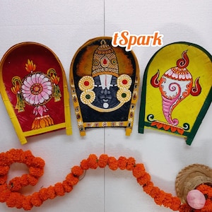 Balaji photo(Lord Vishnu)|Tirupati Balaji painting|Kulo art|Shri Venkateswara homedecor|Indian art| Balaji wall hanging|Telugu housewarming