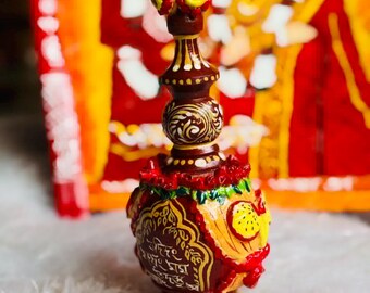 Hand Painted and Hand Crafted Bengali Wedding Gachkouto, 3D Gachkouto Kulo,