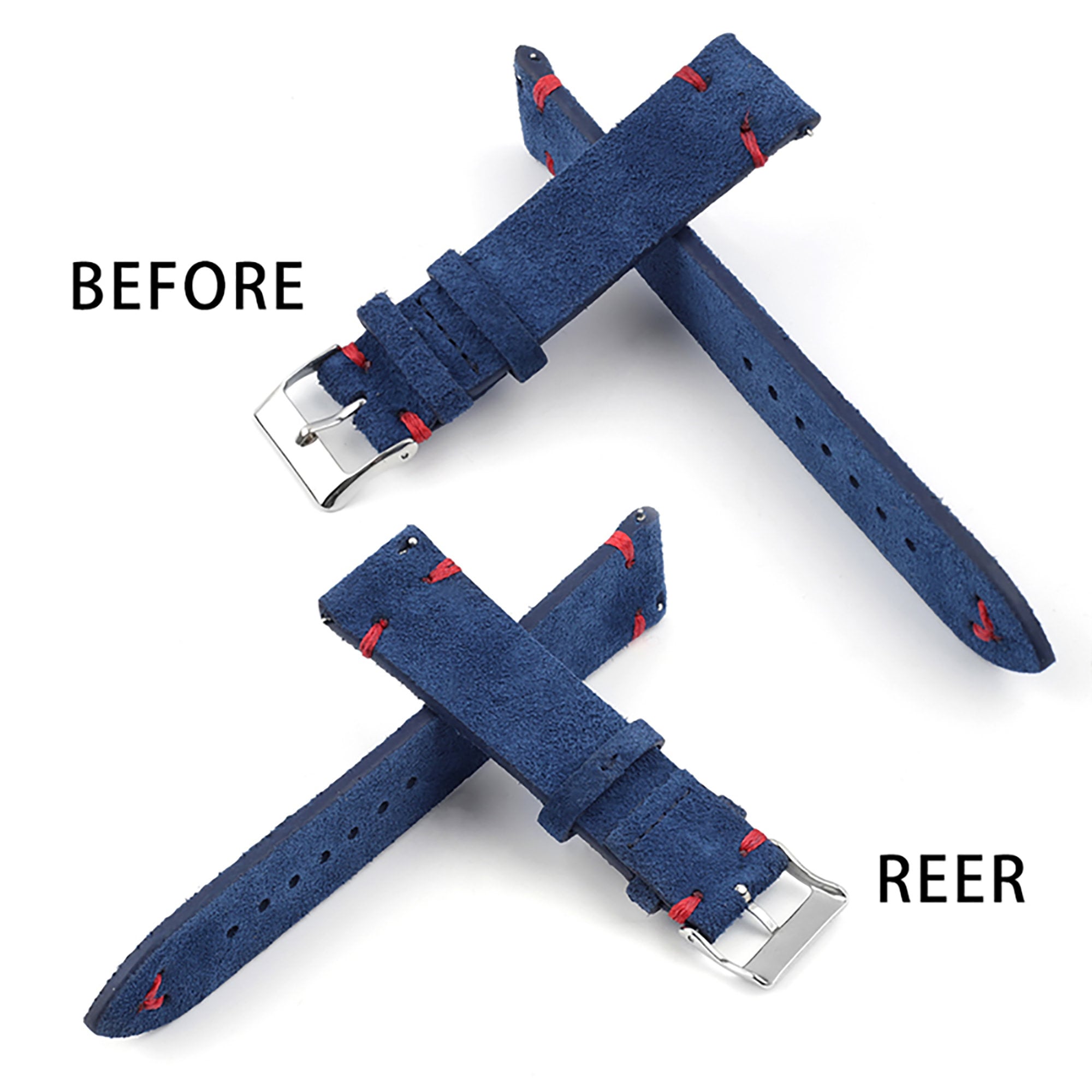 China Wholesale Online Leather 20 mm Wristwatch Strap 6668SX-TURQUOISE_K0027544 main image 0