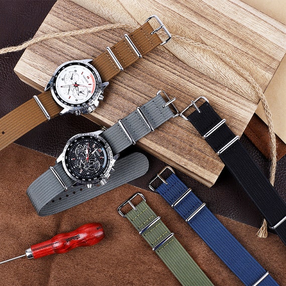Fabric watch strap 20mm new arrivals