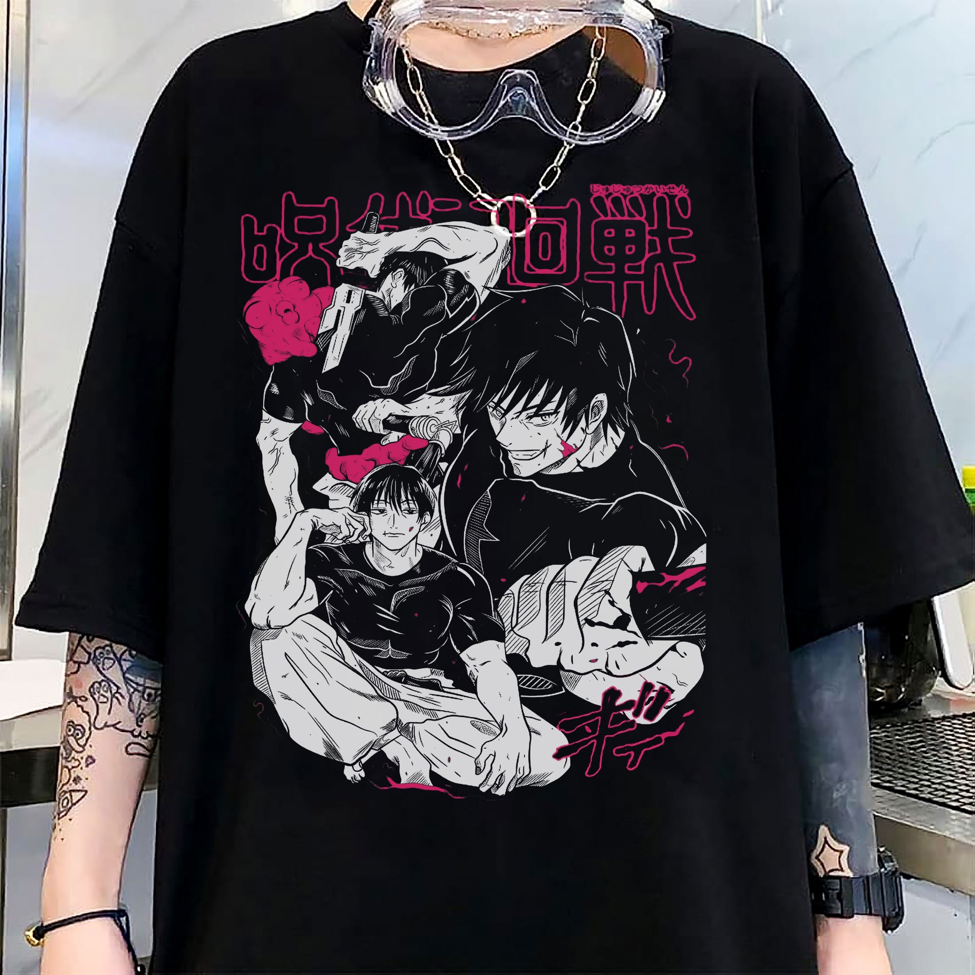 Anime Manga Fighter Otaku Tokyo Style FanArt Streetwear. T-Shirt