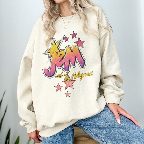 Jem And The Holograms Shirt, Jems Shirt, 90s Tv Show Shirt, Music Shirt, Holograms Shirt, 80s Tv Shirt, Unisex Clothing