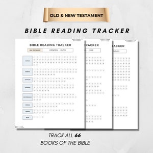 Old & New Testament Books of the Bible Tracker, Bible Planning, Coloring Page, PDF Printable