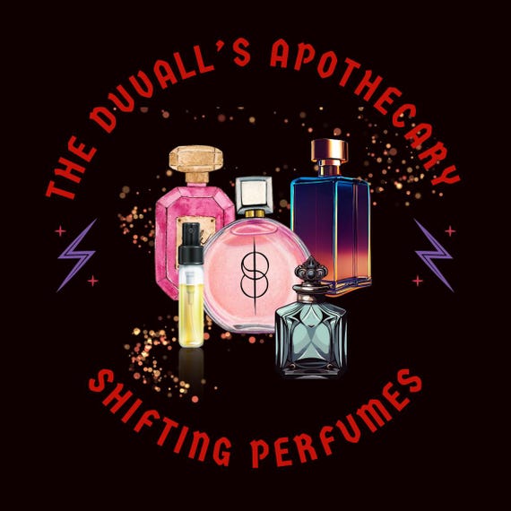 Shifting botanical perfume based on your s/o or cc grounding oil for connection to your drs