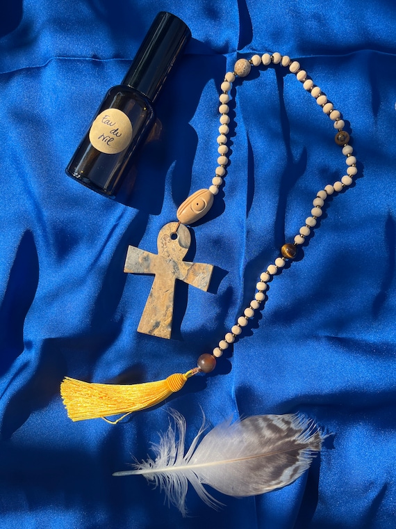 Call me by My Name / Ancient Egypt rosary / sacred necklace / prayer rosary / pagan rosary / devotional necklace