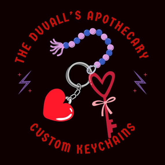 handmade shifting customized keychain - lucky charm for a beloved one from your dr