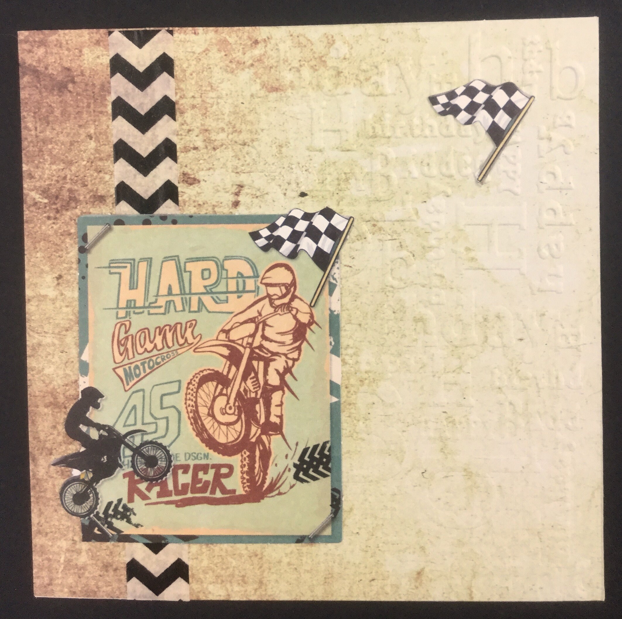 Motocross theme card Motocross card Motocross | Etsy