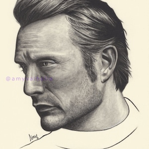 Mads Mikkelsen - Art Print