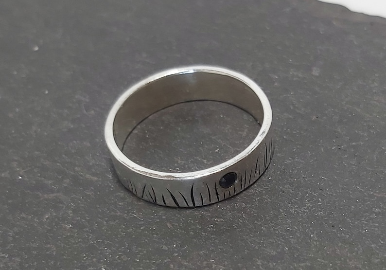 Meadow Grass Nature Ring Made in Scotland Sterling Silver Ring