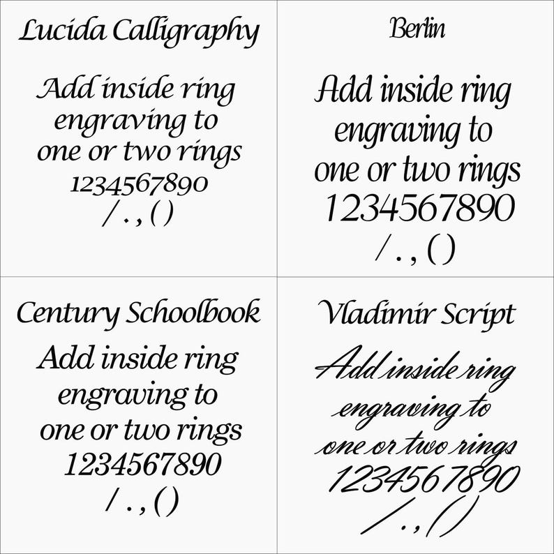 Inside Ring Engraving Upgrade - Etsy UK