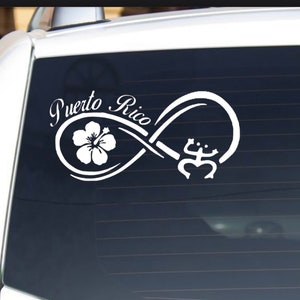 Puerto Rico decal, car decal, Coqui, Infinity decal, Maga flower, Coqui Taino Frog Logo, Love Puerto Rico, Laptop sticker Puerto Rico