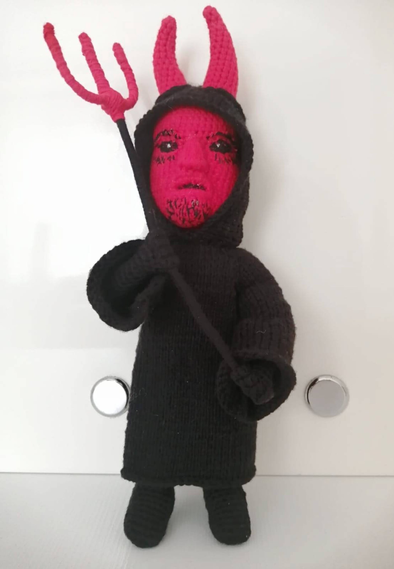Custom Devil Toy Satan Doll Handmade Devil Figure Devil Etsy