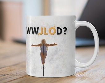 Was würde JLO tun? Super Schüssel Keramik Becher