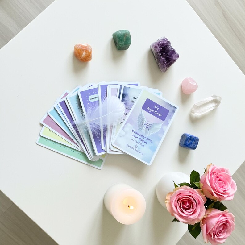 Personal Angel Card Reading, 3 Card Angelic Guidance Voice Recorded Intuitive Spiritual Reading image 8