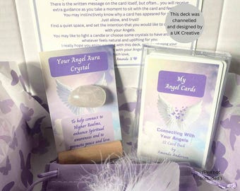 Angel Cards, Spiritual Guidance Oracle Card Deck for Angelic Connection, Intuition And Daily Support
