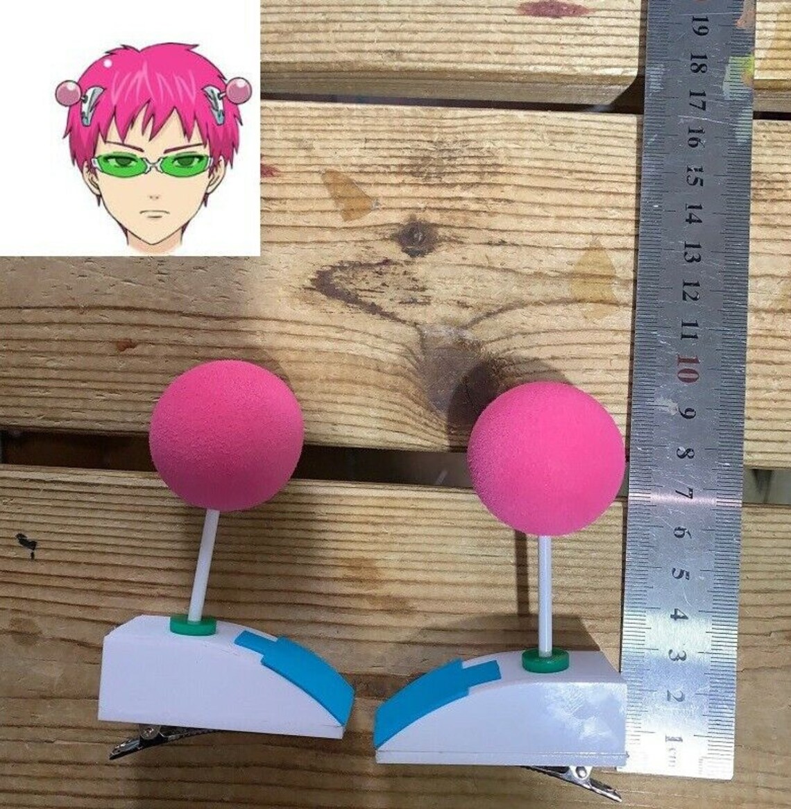 Saiki K Hair Clips Anime Accessory Cosplay Etsy