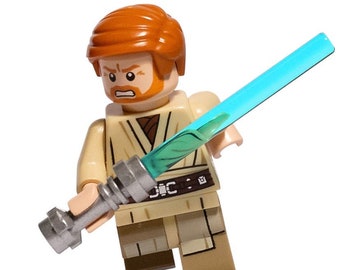 NEW STAR WARS JEDI MASTER OBI WAN BEN KENOBI MINIFIGURE USA SELLER