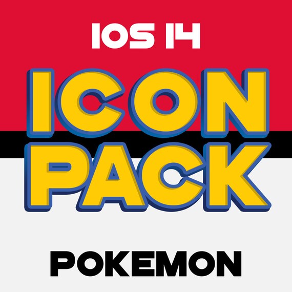 Pokemon Themed Ios 14 App Icon Pack 61 Different App Icons Etsy