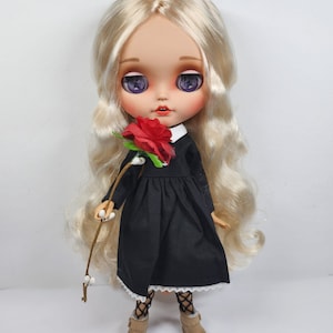 Puppe Blythe Gelenkkörper blond lange Haare 30cm BJD mit sleepy eyes
