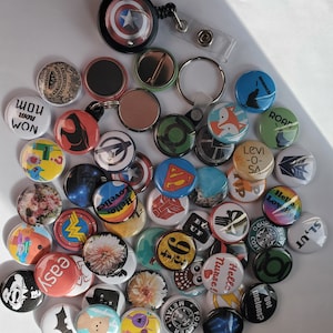 Custom Pin Back Buttons and Badges