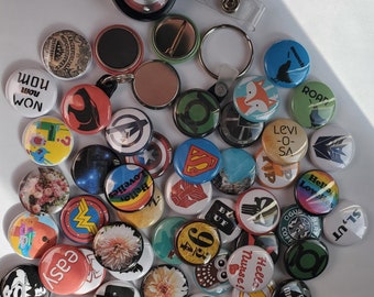 Custom Pin Back Buttons and Badges