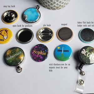 Custom 1.25&quot; Buttons/Pins/Badges, Magnets, Key Rings, Pendants, Badge Reels, Tokens/Challenge Coins and More!