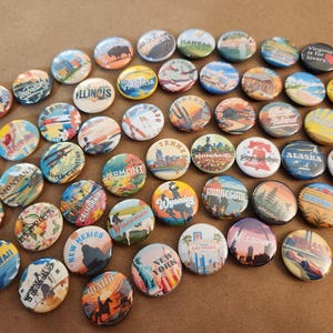 Custom 1" Buttons, Badges, Pins, Magnets, Jewelry, Key Rings, and More!