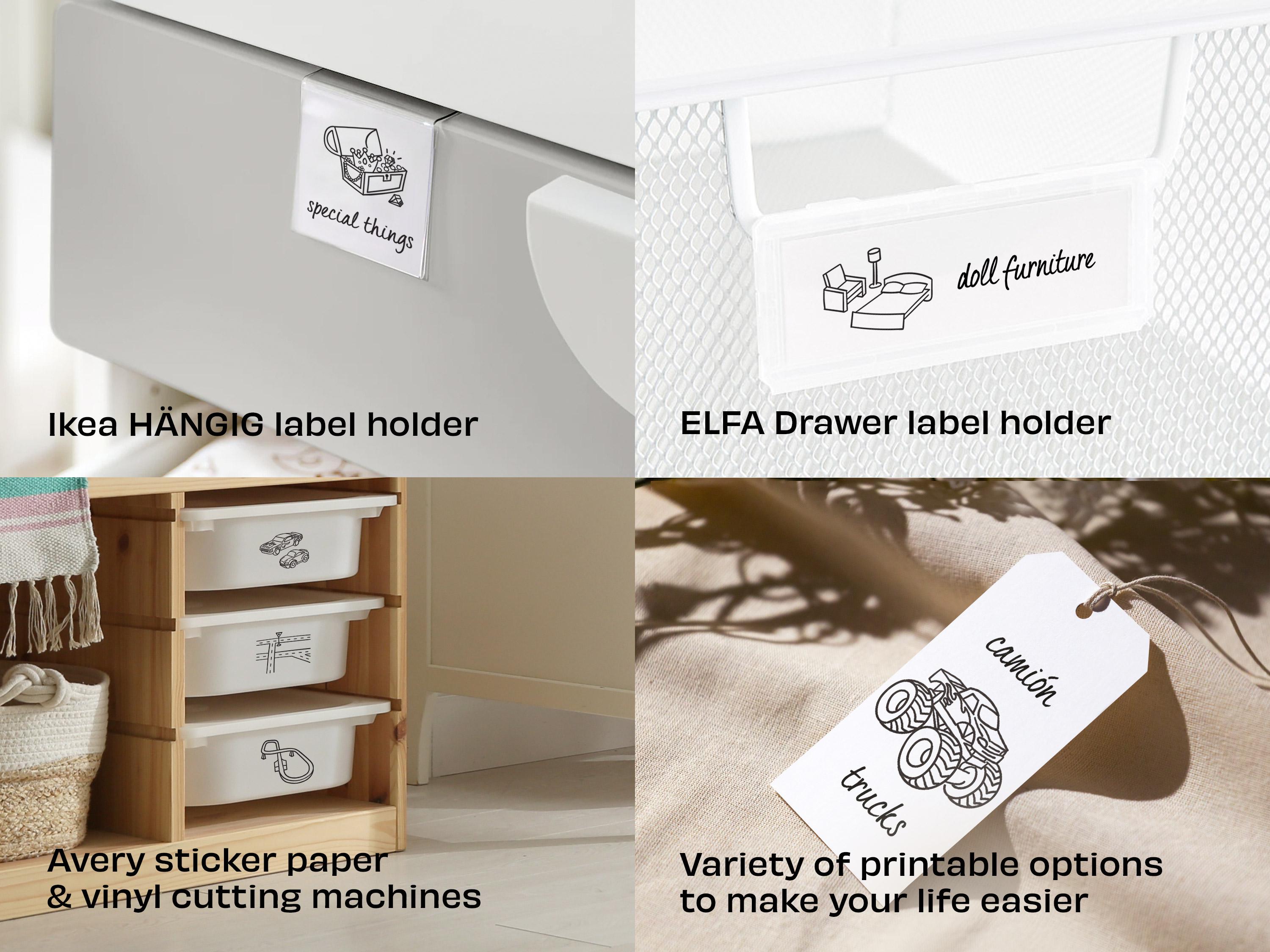 Printable + Editable Toy Bin Storage Labels Set 2, Minimalist Playroom ...