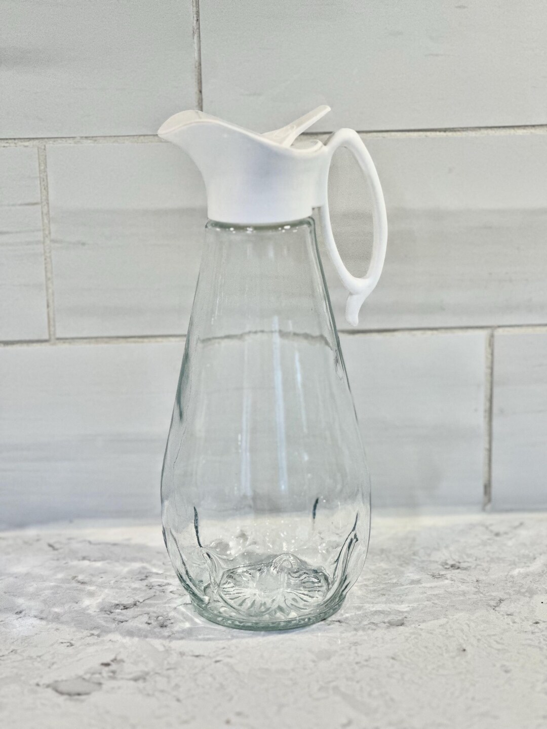 Vintage Mod Syrup Pitcher, Vintage MCM Pyrex Log Cabin Syrup Dispenser ...