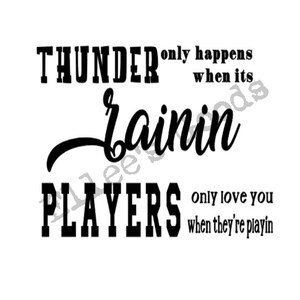Thunder Only Happens Tik Tok Fleetwood Mac Digital SVG Download