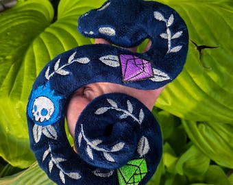 Hades Weighted Snake - Olympus- Stuffed Animal - Plushie