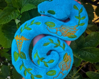 Hermes Weighted Olympus Snake - Greek Mythology- Stuffed Animal