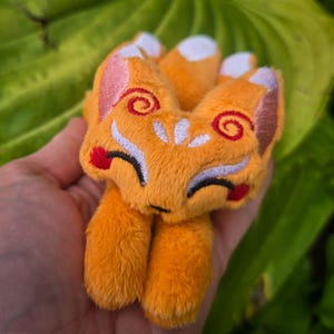 Mini Kitsune Weighted Pocket Pal - Stuffed Animal - Japan