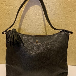 Kate Spade New York Neutrals Leather Tassel Crossbody Bag